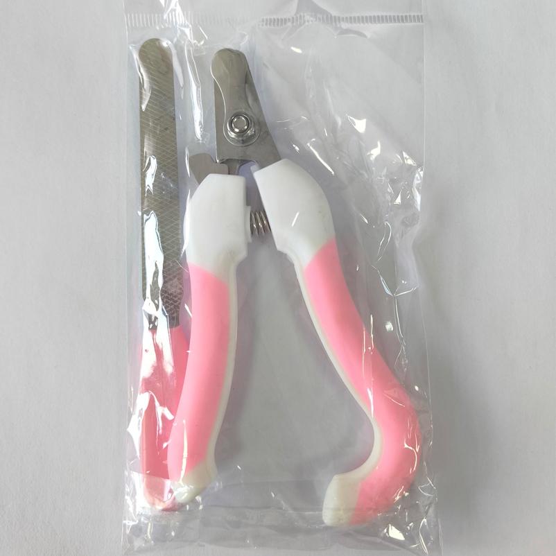 Professional Pet Nail Clipper Stainless Steel Dog Cat Nails Trimmer Labor-Saving Clipper Convenient Grooming Supplies Pink Blue