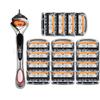 Zhi Shun 5-Layer Speed Blade Men's Razor with Gillette Handle