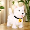 Cute Interactive Plush Dog Walking Barking & Tail Wagging Soft Interactive Electronic Plush Puppy Toy Gift Toy for Girls & Boys