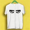 Minimalist Eye Printed Tshirt for Women and Unisex Trendy Cool Personalized Top Comfortable Loose Short Sleeve Unisex Tshirt