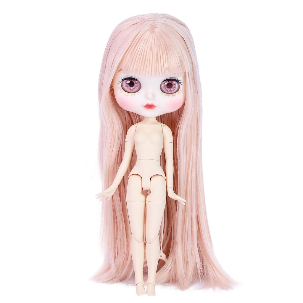 ICY Fortune Days 30cm Doll Body Only, Cute Practice Doll BJD with 4-Color Eye Changes, Wig Change, and Hand Changes (16)