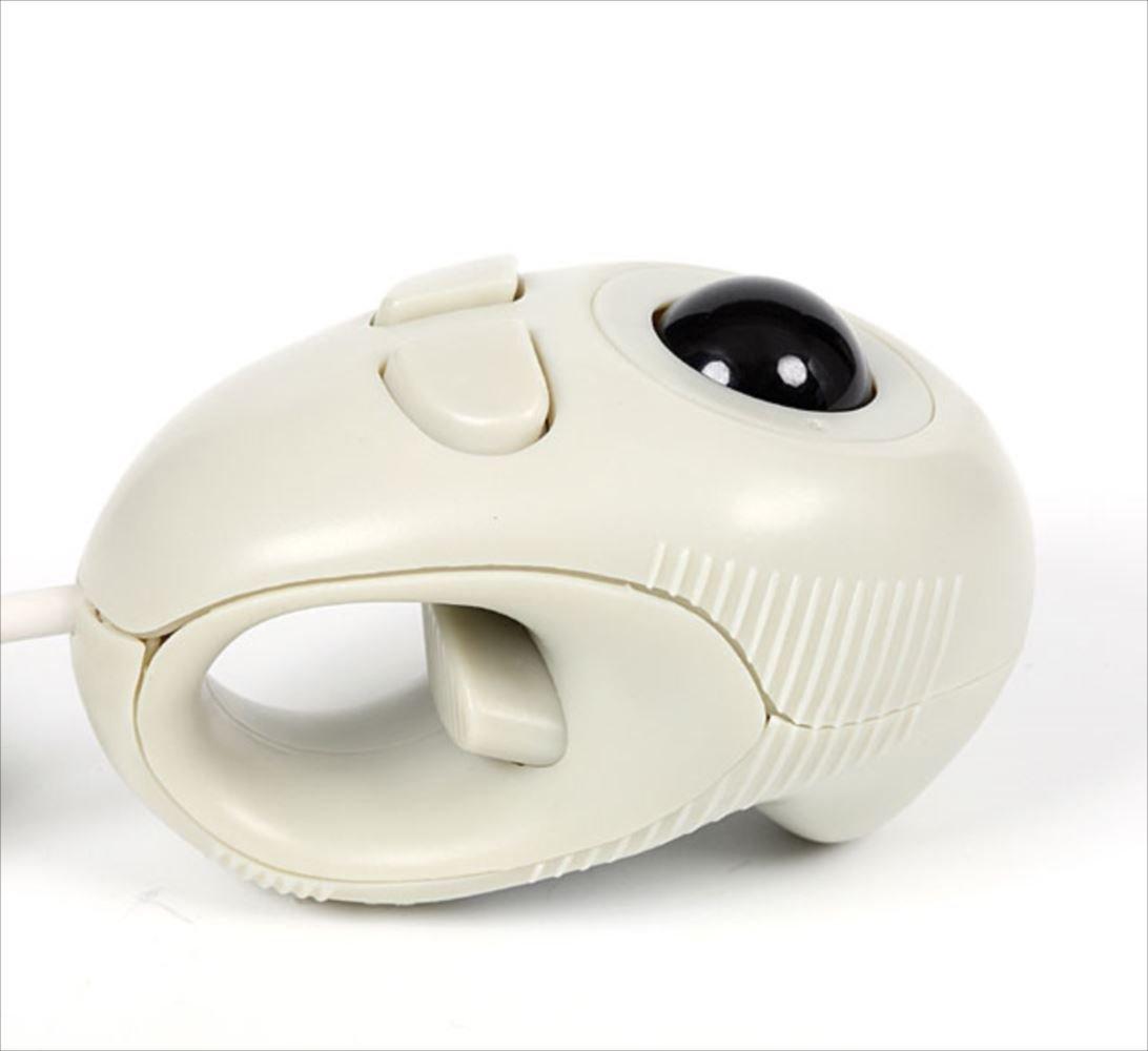 

Groovy Handy Trackball Mouse [Analog Sensor] USB Connection White GM-OPTB02W