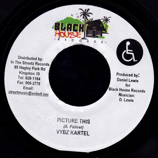 

7inch Record VYBZ KARTEL - Picture This NONE Black House Rec 2004 Jamaica Reggae, Ska & Dub Used
