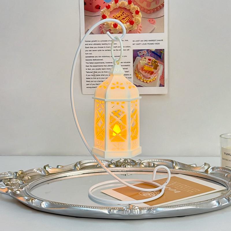 Retro LED Candle Light: Creative Luminous Night Light for Festive Parties and Decor.