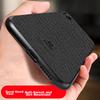 ESCASE IPhone XR Phone Case, Apple XR Outer, XR Protective Cover, Creative Full Edge Protection Anti-Drop Leather Back Cover, ES-19 Deep Black