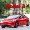 Tesla Model 3 Children's Alloy Toy Car - Large Scale Collectible Model for Boys