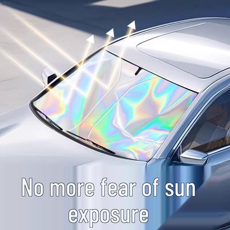 Auto-Windschutzscheiben-Sonnenschirm-Regenschirm - Hitzeschutz- und UV-Schutz-Vorhang für den Sommer