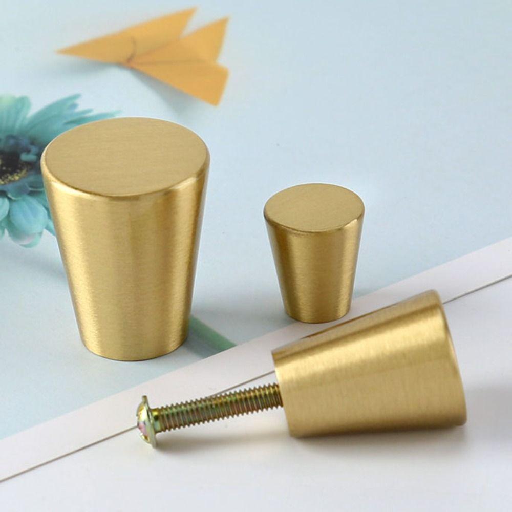 Modern Door Copper Handles Simple Drawer and Cabinet All-copper Handles Brass Handles Cupboard