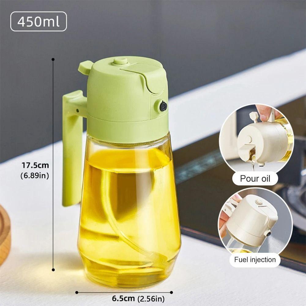 470ML Large-capacity Oil Control Bottle Automatically Presses Olive Oil Sprayer Dispenser