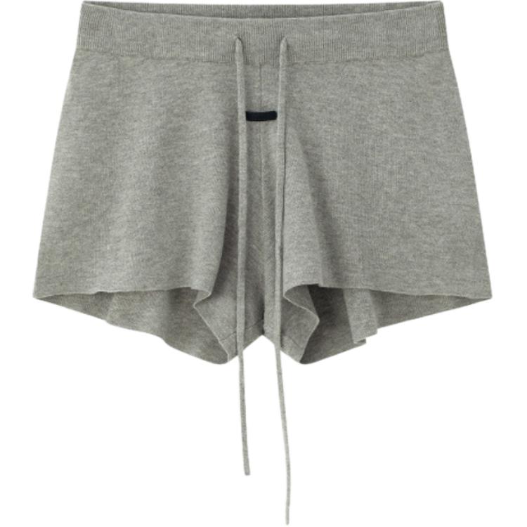 Fear Of God Essentials Ss26 Knitted Design Straight Leg Drawstring Casual Shorts Women shorts 160SP265652FW XS