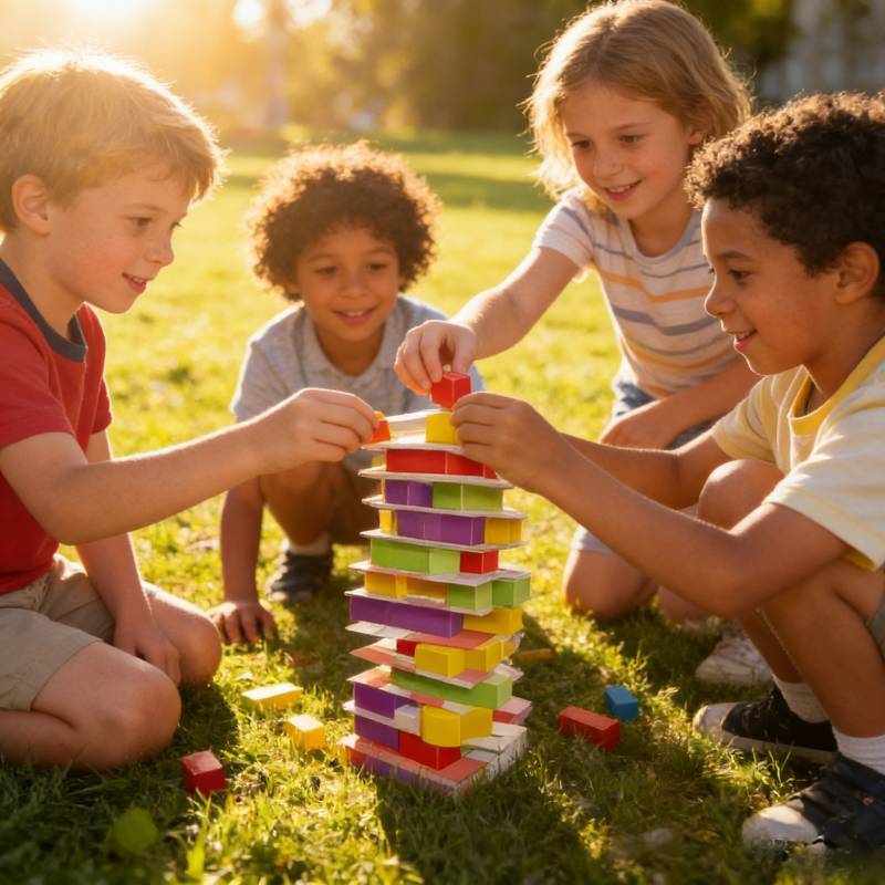 Crazy Tower Card Stacking Game For Family Fun And Brain Development