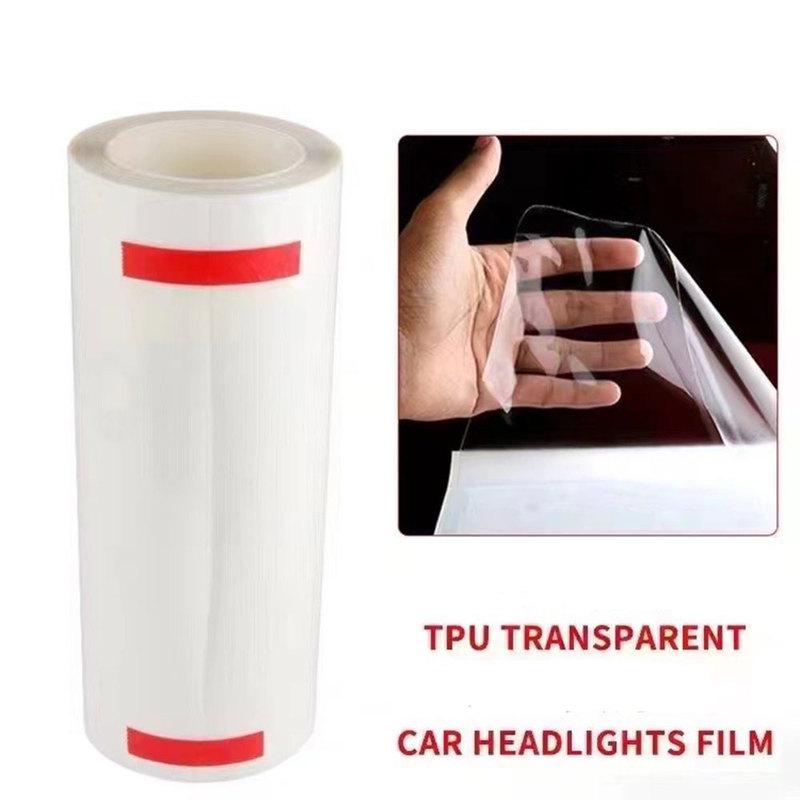 Pre-cutting Headlight Taillight Protective Film For Tesla Model 3 Highland  2024 Headlamp Taillamp Black Color Changing Film
