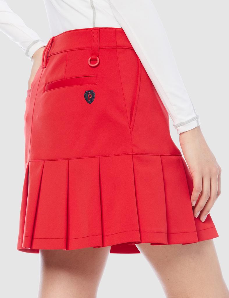 Skirt TEXBRID Double Calze 00 [PEARLY GATES] Women's / 055-2134308 100_Red [XS]