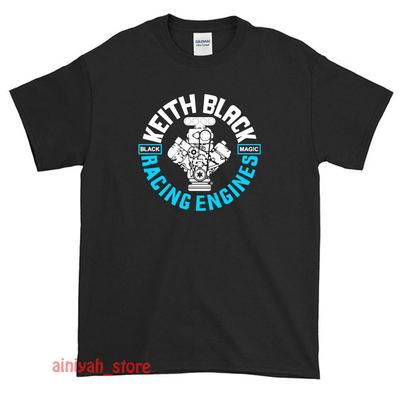 Nueva camiseta divertida para hombre con el logo de Keith Black Racing Engines Talla USA S-XXL