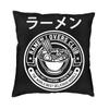 Japanese Samurai Cat Cushion Covers Sofa Home Decorative Square Throw Pillow Cover 40X40Cm