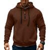 Men's Fleece Hoodie Casual Long Sleeve 1/4 Zipper Pullover Sweatshirts