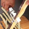 Gemüseschäler mit Holzgriff 3-in-1 Edelstahl Küchenwerkzeug Flaschenöffner Ergonomisch Rostfrei Tragbar Camping Lebensmittelzubereitungswerkzeug