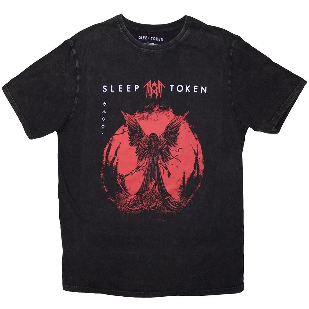 Men s Sleep Token Take Me Back To Eden Stone Wash T-shirt Small Black L