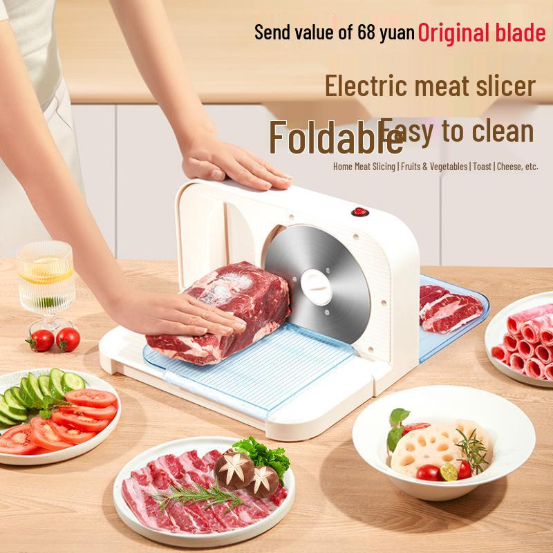 Compact Electric Meat Slicer for Frozen Lamb & Beef China Standard 220V