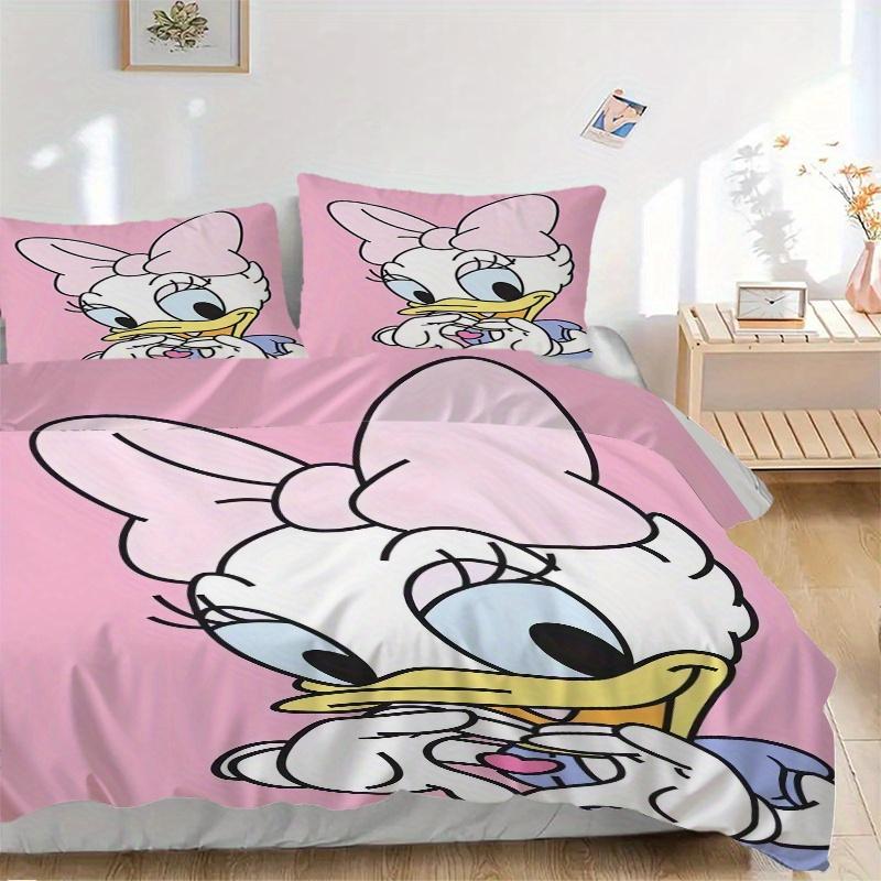 

3 шт. Комплект постельного белья Утенок Дейзи Включает 1 пододеяльник и 2 наволочки, Удобное постельное белье W016 135x200cm