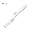 Diamond fruit fork, stainless steel small fork, fruit pick and fruit insert set, cake fork, thickened moon cake fork.