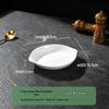 Melamine Round Two-Eared Plate: Imitation Porcelain Deep Dish for Restaurants and Hotels