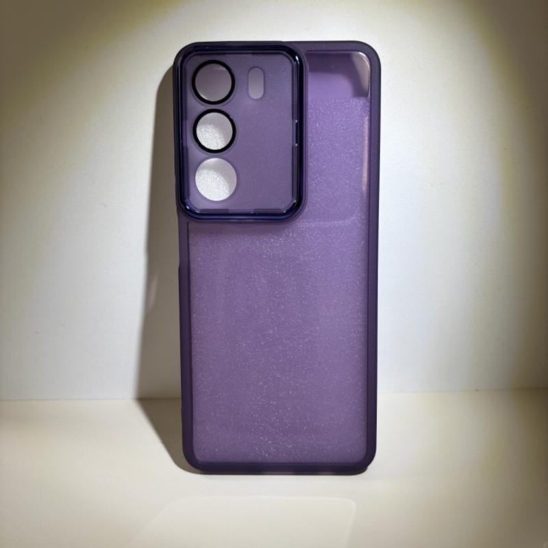 

Для чехла Realme C71 Однотонный матовый чехол, Мягкий силикон против пузырьков для RMX3866 6.7 Чехлы против царапин и отпечатков пальцев for OPPO Realme C71 фиолетовый