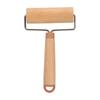 2pcs Easy To Clean Wood Dough Roller Ergonomic Handle Mini Pastry Roller  For Pizza Cake Bread