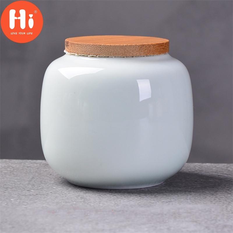 Привет керамическая кухонная коробка для приправ Ретро цвет деления чайные контейнеры для еды контейнеры для еды дорожная бутылка для хранения кофе фарфоровая банка для специй