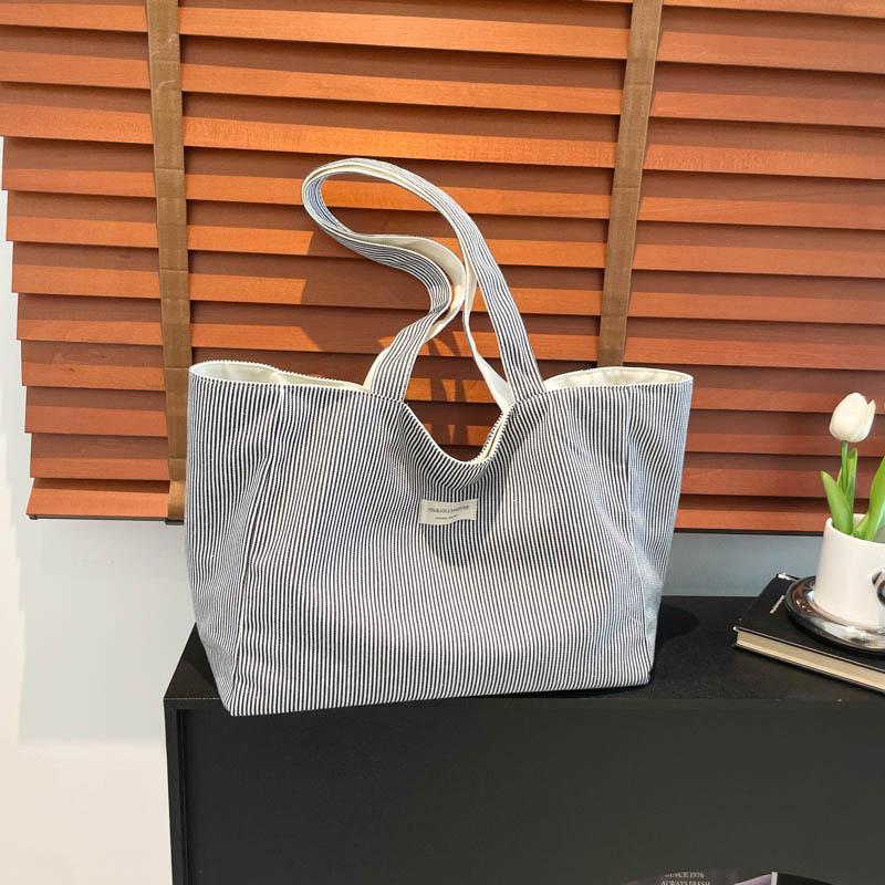 Casual Lazy Wind Underarm Bag Women's Bag  New Large Capacity Canvas Bag Double Shoulder Back One Shoulder Tote Bag