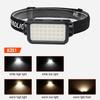 USB Rechargeable Headlamp Portable LED Headlight Built-in Battery Waterproof Head Flashlight Hiking Camping Head Front Torch