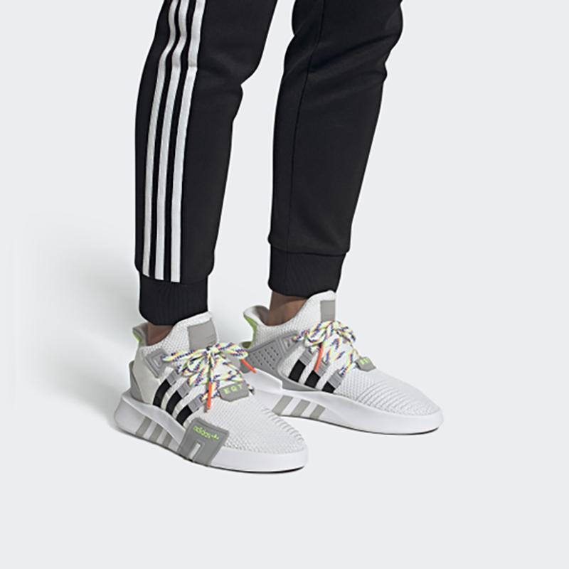 Adidas Originals Eqt Bask Adv Retro Shock Absorbing Non-Slip Low-Top Sports Casual Shoes Men Sneakers White Gray Green FW4252