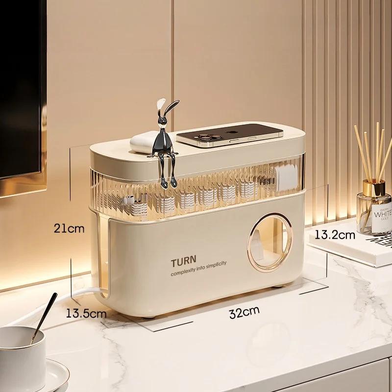 Data Cable Storage Box Plug Board Storage Box Cable Wire Organizer Case Socket Charger Charging Cable Desktop Finishing Box