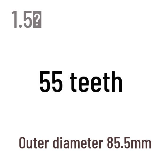 1,5M Modul Stirnrad, 13-120 Zähne, Stahl Zahnstange, 45 Stahl, Wärmebehandelt