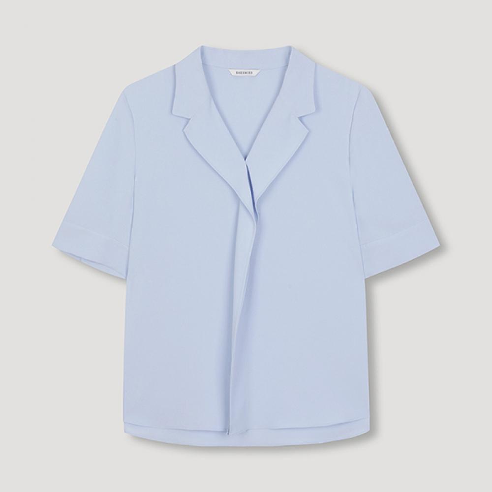 

She S miSS Open CoLlar Placket blouSe Swwbln22070 Ll light blue/55