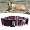 Dog Collar Print Floral Adjustable Soft Stylish Pet Collar for Small Medium Large Dogs M