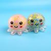 Octopus Squeeze Toy Luminous Soft Squeeze Stress Relief Fidget Toy Cute Cartoon Bead Filled For Kids Adults Party Gift