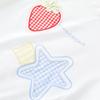 Girls' Strawberry Star T-Shirt & Pink Plaid Pants Set