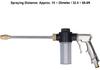 High-pressure water spray gun with an adjustable garden hose nozzle and foam-cleaning function, ideal for gardening watering, car washing, general cl