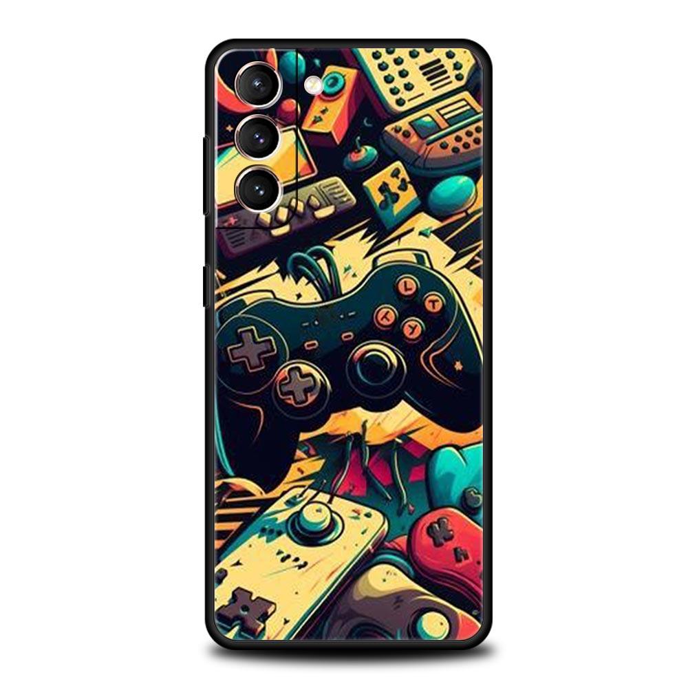 Technology Game Console Phone Case Cover for Samsung Galaxy S26 S25 S24 S23 S22 S20 S21 FE Ultra S25 Edge Plus 5G Soft TPU Shell