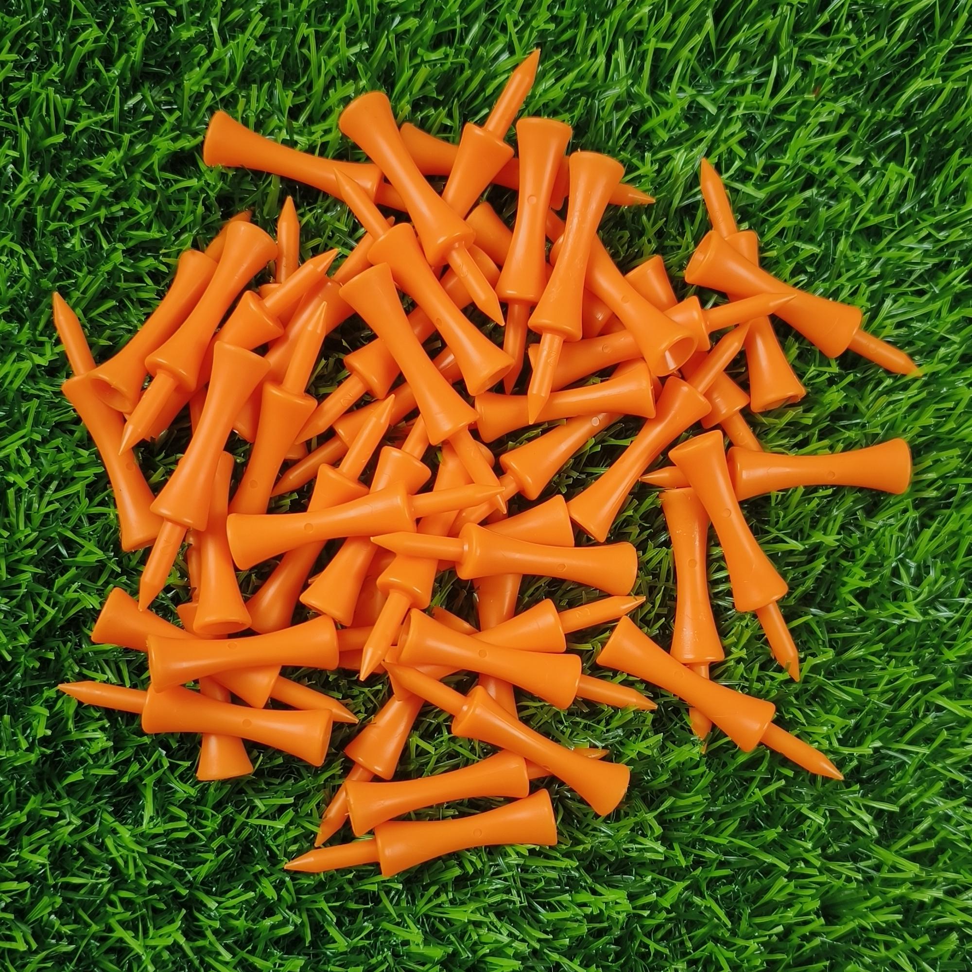 

Plastic Golf Tee Pack 50 Pcs Step Down 59mm Golf Tees Colorful For Driver Irons Hybrids Longer Distance Drop Ship