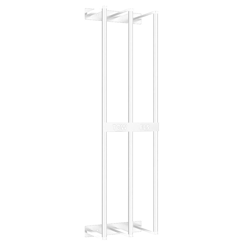 Bathroom Towel Storage Holder Space Metal Shower Room Towel Hanger Multifunctional Storage Organizer for Bathroom Accessories