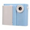 Kids Print Camera with 3 Rolls Printing Paper HD Dual Lens Photo Video Recorder for Outdoor Game