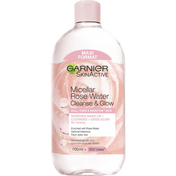 Garnier SkinActive Мицеллярная очищающая вода Роза 700 мл