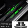 Luminous Car Door Sill Scuff Plate Threshold Protective Decals For Volkswagen VW GOLF MK5 Emblem Rear Trunk Bumper Guard Strips