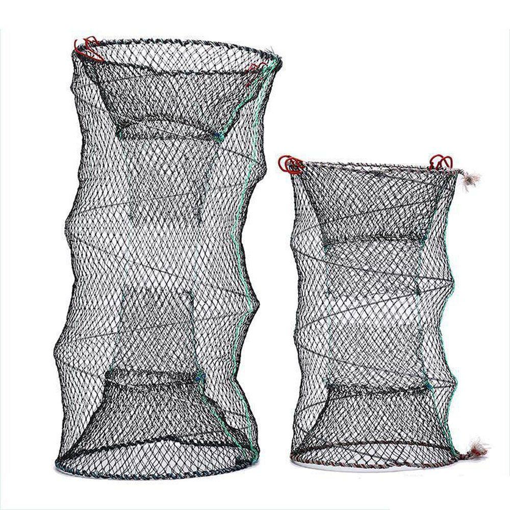 Buy Fishing Net Equipment Collapsible Fish Net Crayfish Traps Lobster