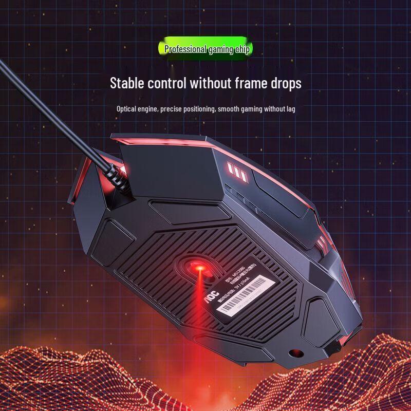 AOC KM100 Wired RGB Gaming Keyboard and Mouse Set