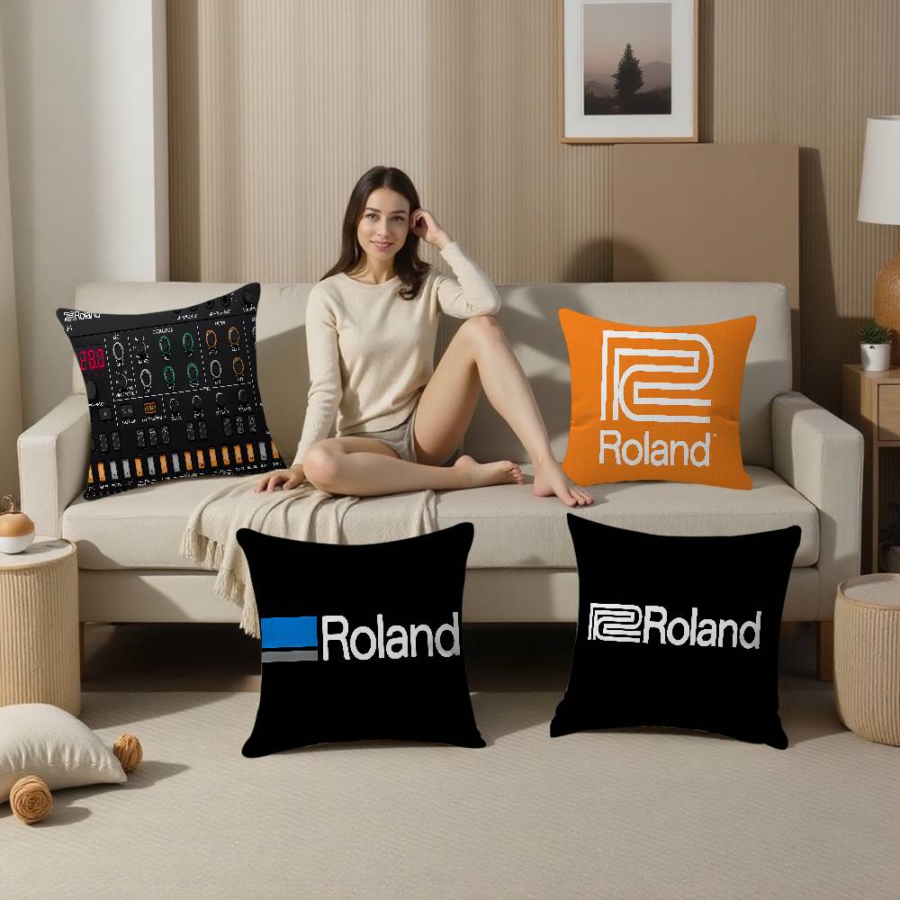 R-Rolands Pillow Anime Pillow Sofa Bed Head Pillow Cover Cushion Cover 45x45 Cm Fashion