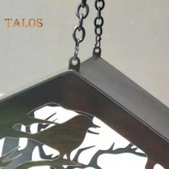 Kovový krmný dům pro ptáky pro venkovní použití, odolný proti veverkám, závěsná ptačí budka pro zahradní, terasovou, dvorní dekoraci