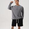 Men's Quick-Dry Striped V-Neck Long Sleeve Loose Fit Sweatshirt